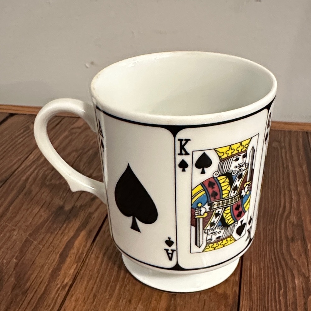 King of Spades Playing Card Mug